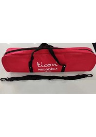 Resim Melodika 32 Tuşlu Çantalı Kırmızı Kırmızı 
