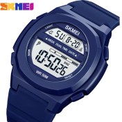 Resim Hanyang Mavi Skmeı Spor Saatler Erkekler Için Çift Zamanlı Dijital Kol Saatleri 50 M Suya Dayanıklı LED Ekran Erkek Saat Reloj Hombre (Yurt Dışından) 