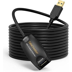 Resim Cablecretion Usb3,0 5metre Extention A-Erkek A-Dişi Uzatma Kablosu 