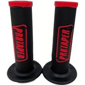 Resim Cloudstore Evrensel Off-road Motosiklet Tutamağı - Kırmızı Kaymaz Desenli Ergonomik Tüm Arazi Araçları İçin 