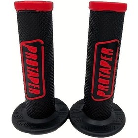 Resim Cloudstore Evrensel Off-road Motosiklet Tutamağı - Kırmızı Kaymaz Desenli Ergonomik Tüm Arazi Araçları İçin 