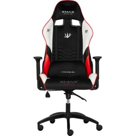 Resim / Rio Plus Terletmez Kısmi Derili Kadife Kumaş Kırmızı Siyah Gaming Oyuncu Koltuğu / 120 kg Taşır 