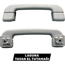 Resim İTHAL Laguna Tavan El Tutamağı Modern Tasarım Dayanıklı Yapı Gri Renk 