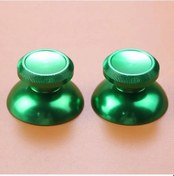Resim Green-jcd 2 Adet Renkli Alüminyum Metal 3d Analog Thumb Çubuk Kavrama Mantar Joystick Kap Xbox 360 Gamepad Denetle 