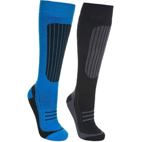 Resim Trespass Langdon II - Ski Sock (2 Pair Pack) Erkek Mavi Çorap 