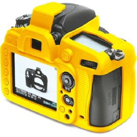 Resim Etna Easycover Nikon D3200 Uyumlu Silikon Kılıf Sarı 