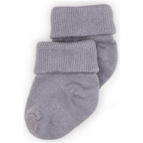 Resim Novibaby 2'li Bambu Bebek Çorap I Cloud I 0 6 Ay I Gri Yenidoğan Bebek Çorabı Çok Renkli 