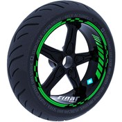 Resim Orman Yeşili Moto GP İç Dış Jant Şeridi Takım Sticker Çınar Extreme 