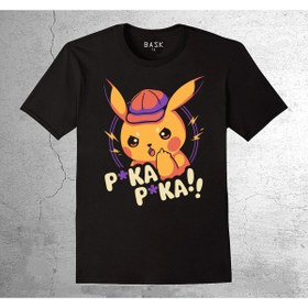 Resim baskwear Pokemon Pikachu Pika Pika Elektrik Electric Tişört Çocuk T-shirt 