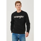 Resim Wrangler Regular Fit Normal Kesim Erkek Siyah Sweatshirt W212025001 (W212025001) 