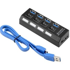 Resim 4 Port Usb 3.0 Çoğaltıcı Çoklayıcı Hub 4579P Çoklama Çoklu Cihaz 