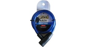 Resim Bisiklet Için Mavi Güvenlik Kilidi 65CM 