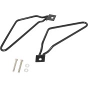 Resim Sagrado Motosiklet Eyer Çantaları Montaj Braketleri Harley XL883/1200 HD1450/1584 Siyah Desteği (Yurt Dışından) 