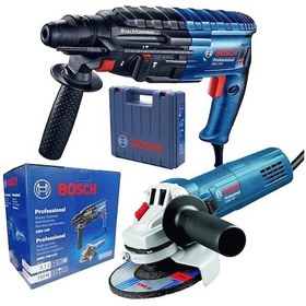 Resim Bosch GBH 240 Kırıcı Delici + GWS 750-115 Avuç Taşlama Makinesi Carton - 0615990N1W 