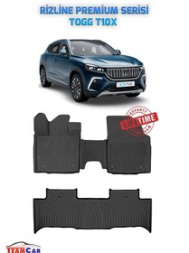 Resim Rizline Togg T10x 2023 Sonrası Uyumlu Premium Seri Havuzlu Paspas 