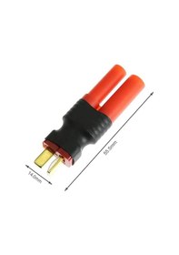 Resim Wozlo T Plug Erkek Hxt 4.0mm Banana Konnektör Adaptör Kablosuz Rc Pil Konnektörü Lipo 