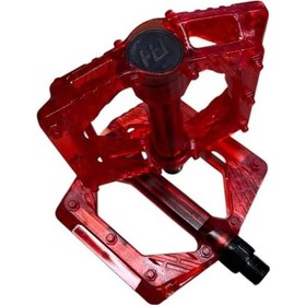 Resim Bike Sky Şeffaf Renkli Platform Geniş Pedal Platform Bisiklet Pedalı Reflektörlü 