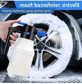 Resim Pazly Elektrikli 1.5 Litre Püskürtücü Araba Yıkama Köpük Sprey Kutusu, Yüksek Basınçlı Fanlı Hava Basıncı Sprey 
