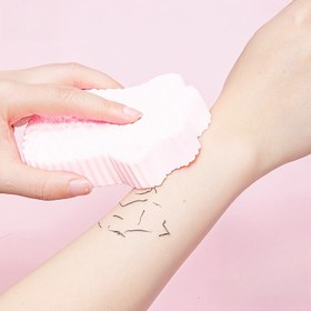 Resim 1 adet Alkolsüz Peeling Banyo Süngeri - Derin Temizlik & Masaj Vücut Ovucu Pürüzsüz Cilt için 