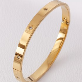 Resim 1 Adet Kadın Bileklik - Şık Minimalist Takı, Pürüzsüz Cila Kaplama, Günlük ve Resmi Etkinlikler İçin Dayanıklı Paslanmaz Çelik Bant - Doğum Günü/Yıl Dönümü/Dünya Dünya Günü Hediyesi için Mükemmel - Uygun Fiyatlı Lüks Mücevher, Zarif Tasarım, Su Taşı Süslemeleri, Tatil Aksesuarı, Yüksek Kaliteli İşçilik, Moda Tutkunları İçin Şık Aksesuar 