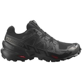 Resim Salomon Speedcross 6 Gore-Tex Kadın Patika Koşu Ayakkabısı Siyah 