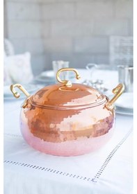 Resim Bakır Tencere Tombul Model 8 Lt 