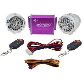 Resim Motosiklet Alarm Seti Bluetooth Krom 