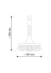Resim Ergonomik Tasarım Saplı Küvet Lavabo Fırçası Asorti 