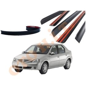 Resim Dacia Logan Sedan Uyumlu Bagaj Üstü Spoiler Mat Siyah 