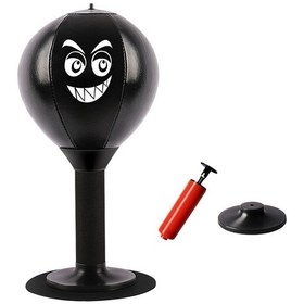 Resim Suntek Masaüstü Boks Torbası Gag Hediyeler Boks Egzersiz Siyah 