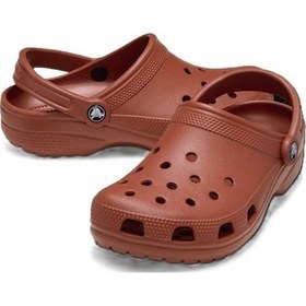 Resim Crocs Classic Unisex Terlik 10001c Kahverengi - Siyah 