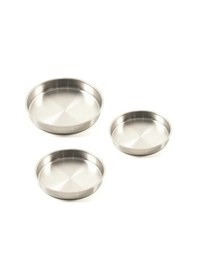 Resim Çelik 3 Lü Fırın Tepsisi 28-32-36 Cm Metal 