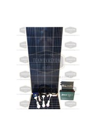 Resim 170 Watt Güneş Paneli Tv Aydınlatma Paketi Solar Paket 