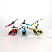 Resim Akıllı Sensörlü Uçan Helikopter, ABS Malzeme ile Kızılötesi Kumanda ve Dahili Pil, 2xAAA Gereklidir (Dahil Değildir), Işık Efektleri, USB Şarjlı, 6+ Yaş Çocuklar için En İyi Doğum Günü Tatil Hediyesi - Kırmızı/Mavi/Sarı 