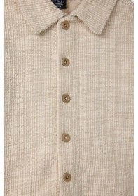 Resim Defacto Erkek Bebek 2li Takım Dokulu Kumaş Gömlek Pantolon G6394a526spbg106 Bej-bg106 