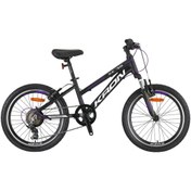 Resim Kron XC75 - 20" MTB LADY - 11 - 7 VİTES - V.B - MAT SİYAH - GRİ/MOR 