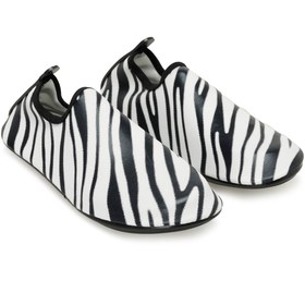 Resim Peluche Siyah - Beyaz Kadın Deniz Ayakkabısı BRIGHT ZEBRA 