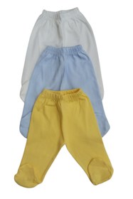 Resim bebedino Patikli Alt Pijama Ayaklı 3 Lü Paket 