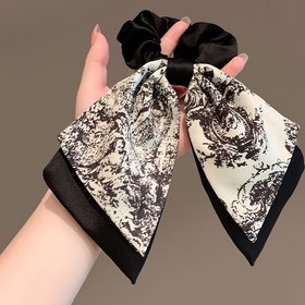 Resim Zarif Vintage Kurdele Desenli Eşarp Saç Lastikleri - 1 Adet - 14 Yaş ve Üzeri İçin Uygundur - Kumaştan Yapılmıştır - Saçınıza Şıklık Katmak İçin Mükemmel 