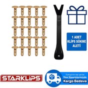 Resim Döşeme Klips Krem 504020458 504024283 Fiat Alfa 735302565 25 Adet Starklips