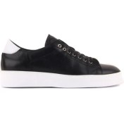 Resim Sail Lakers - Siyah Deri Bağcıklı Erkek Sneaker 