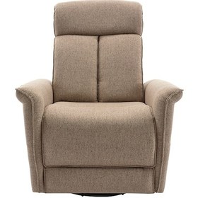 Resim Monoca Döner Ve Sallanır Mekanizmalı Baba Ve Tv Koltuğu-vizon 87x97x102 Cm Vizon 