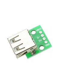 Resim Usb Type A Dişi Soket Pcb Modülü - 4 Pin 