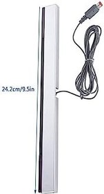 Resim Wii ve Wii U için Kızılötesi Ray Sensör Çubuğu ile AV Kablosu 