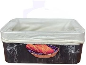 Resim BYBARS Bambu Ekmek Sepeti 23x13x7cm, Bambu Ekmeklik, Bambu Ekmek Sunumluk 