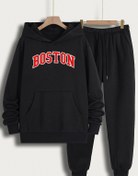 Resim trendypassion Unisex Boston Baskılı Eşofman Takımı 