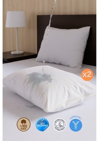 Resim Formeya Pamukkale Alez Su Sıvı Geçirmez Yastık Alezi 2'li %100 Pamuk 50X70 