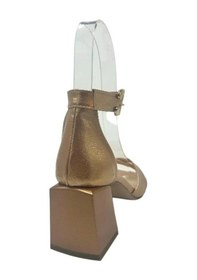 Resim Kemal Tanca 800 Z-061 Kadın Topuklu Abiye Ayakkabı Altın - Kahverengi 