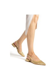 Resim Lisa Kadın Taşlı Babet Altın-451 Altın 