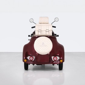 Resim Elektrikli Moped | Volcano Red - Lityum iyon - 60V 24 Ah 